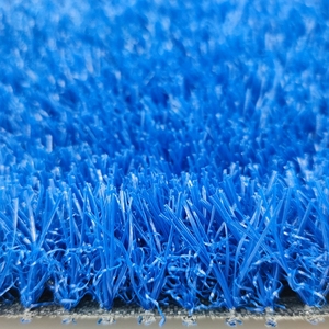 Alfombra sintética XIAOUGRASS de césped <span class=keywords><strong>artificial</strong></span> azul de <span class=keywords><strong>color</strong></span> interior y exterior para césped sintético de patio de recreo - Product Image 5