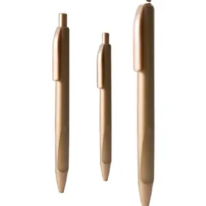 KACO ELITE Custom Gel Ink Pens PPS Retractable 0.5mm Fine Point Gold Color