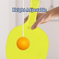 Entraîneur de ping-pong portable réglable multicolore pour usage intérieur, jouet de tennis de table suspendu pour enfants