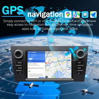 Autoradio Android 15 LELV 7 pouces pour BMW E90 (2005-2012) - GPS Android Auto Stéréo sans fil Écran tactile WiFi intégré Audio haute résolution