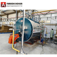 Caldera de Vapor de Gas Natural, Diésel, GLP y Petróleo de 0.5, 1, 1.5, 2, 3, 4, 5, 6, 8, 10, 12 y 15 Toneladas, Fabricante Más Vendido en China, con Certificación ASME, CE, EAC e ISO