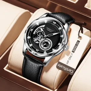 2022 Top Selling Custom Oem Automatische Mannen Skelet Horloge Mannelijke Legering Mechanisch Horloge Chinese Reloj Hombre 6608