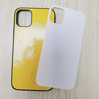 Vente chaude TPU Groove Case DIY Blanc 2D Sublimation Téléphone Cas Verre pour iphone 12pro Max