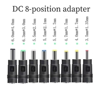 Adaptateur DC 8 Connecteurs Neuf Charge Rapide & Transfert de Données Compatible Ordinateur Portable Type-C 5.5x2.1mm Protection OTP AC 35135