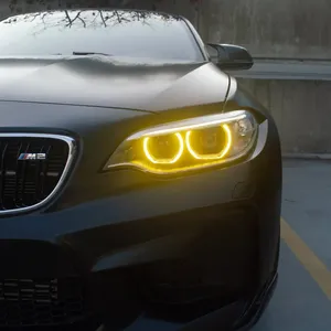 โมดูลไฟ DRL สีเหลือง StarNav รุ่น Eyes M2 ปี 2014 2015 2016 2017 สำหรับรถยนต์ซีรีย์ 2 รุ่น F87 F22 F23 220i 228i M240i ไฟหน้าแบบ Daylight - Product Image 1
