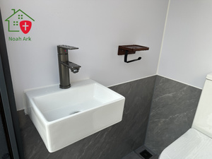 Système de toilettes portables modernes intégrés avec panneau sandwich anti-graffiti, réservoir de stockage des eaux usées, installation facile - Product Image 5