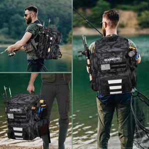 กระเป๋าเป้ตกปลาแบบทดลองใช้ฟรี - กระเป๋าเก็บอุปกรณ์ตกปลาแบบยุทธวิธี Voyager - กระเป๋าสำหรับตกปลาที่มีน้ำหนักเบาและกะทัดรัด - Product Image 4