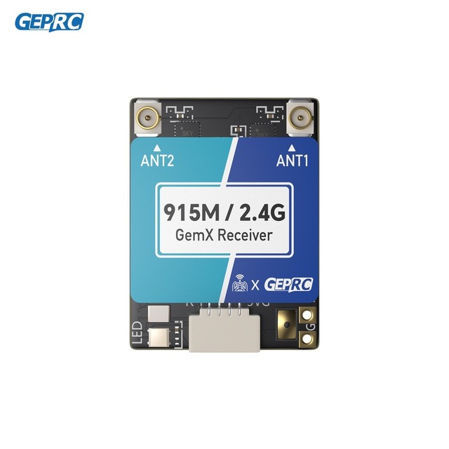 GEPRC ELRS 915M/2.4G Gemini Xrossband Receiver TX Module Dual-RF Chip 1000Hz Plastic DIY FPV Quadcopter Longrange Freestyle