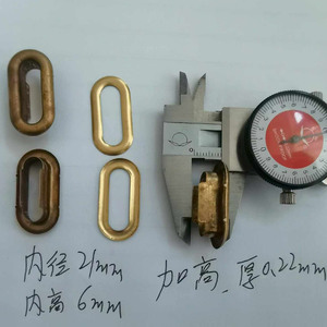 Anelli ovali in metallo placcato antiruggine <span class=keywords><strong>per</strong></span> cinture, zaini e accessori di alta gamma <span class=keywords><strong>per</strong></span> copricapi - Product Image 3