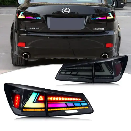 Zhengwo factory untuk lexisuss 250 IS300 IS350 ISF 2006-2012 animasi Sequential indikator APP Control Bluetooth