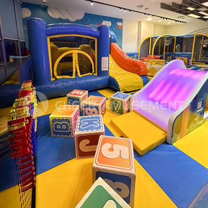 للتسلية يهتف معدات ملعب داخلي مجموعة اللعب الناعمة للأطفال ملاهي داخلية اللعب الأرض - Product Image 2