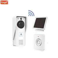 Caméra de sécurité extérieure solaire 2MP Caméra d'interphone téléphonique 1080P Sonnette vidéo intelligente Wifi