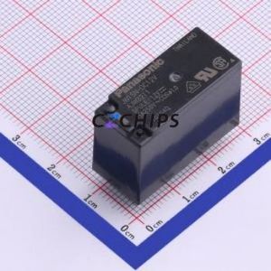 AJW3211 Power Relay Through hole Component THT,12.8x28.6mm Relay 12V 1 Changeover: 1C SPDT-Changeover::: 5 5A-30VDC/5A-250VAC - Product Image 1
