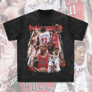 T-shirt décontracté 100 % coton Clarkson <span class=keywords><strong>Curry</strong></span> pour Owen James Morant, personnage star américain, avec imprimé ancien et manches courtes délavées - Product Image 2