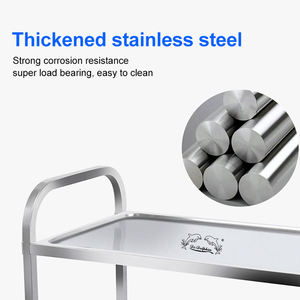 Restaurant commercial Offre Spéciale <span class=keywords><strong>chariot</strong></span> à plateau <span class=keywords><strong>de</strong></span> nourriture <span class=keywords><strong>de</strong></span> <span class=keywords><strong>chariot</strong></span> <span class=keywords><strong>de</strong></span> <span class=keywords><strong>service</strong></span> <span class=keywords><strong>de</strong></span> cuisine d'acier inoxydable <span class=keywords><strong>de</strong></span> <span class=keywords><strong>3</strong></span> couches - Product Image 2