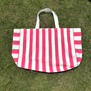 Bolsa de Compras de Lona de Algodón Grande Personalizada de Fábrica China, Hecha a Mano, Reutilizable, para la Playa - Product Image 5