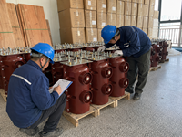 Interruptor de Corte Aislado por Gas SF6 CNKEEYA FLN36-12, 12kV 630A, 3 Posiciones para RMU, Acero y Cobre, 50Hz, Industrial, Personalizable, Rojo