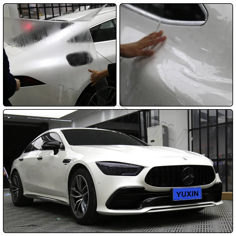 PPF supplier Self-healing anti-scratch transparent Tpu Auto paint protective film protects auto film Tesla model 3
