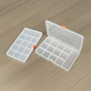 Fixed 13 Grids Plastic Storage <b>Box</b> 20.8x12.4x1.6cm For Fishing <b>Tackle</b> Jewelry Hardware Electronics Organization - Product Image 2
