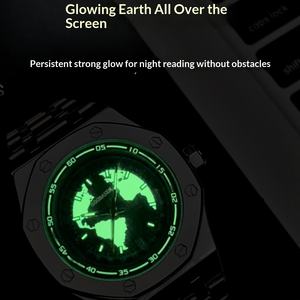 Montre mécanique automatique haut de gamme pour homme Wandering Earth, en acier inoxydable, avec calendrier perpétuel et mouvement caché - Product Image 3