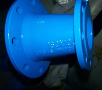 Raccord réducteur à double bride conique concentrique en fonte ductile ISO2531/EN545 pour peinture basse pression flexible PN10-PN40