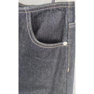 Jeans da <span class=keywords><strong>Donna</strong></span> <span class=keywords><strong>a</strong></span> <span class=keywords><strong>Vita</strong></span> <span class=keywords><strong>Bassa</strong></span> Traspiranti, Modello Flare, in Denim Scuro, Senza Cintura, con Polsini Larghi, Casual, per il Pendolarismo Femminile - Product Image 4
