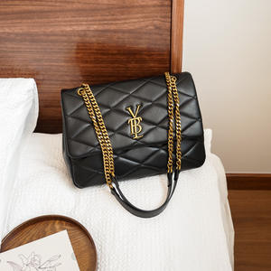 Bolso Cuadrado al por Mayor Directo de Fábrica para Mujer, Bolso Bandolera con Cadena y Patrón de Rombo, Bolso de Hombro de Diseñador para Mujer - Product Image 6