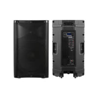 Système audio de sonorisation portable professionnel actif CH12 400W 8ohm 12 pouces, en bois et métal