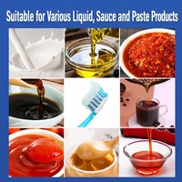 Machine automatique de remplissage et de scellage VFFS pour sachets de sauce tomate, sauce chili, ketchup, confiture, beurre de cacahuète, pâte de sésame