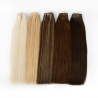 Extensions de cheveux vietnamiens à cuticules alignées, de donneur unique, à clipser sans couture, en cheveux humains