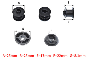 Tek Delikli Otomotiv Kiriş Uygulamaları için Kendinden Kilitlemeli 8X280mm ve 8x380mm Düğme Başlı Şasi Naylon 66 Kablo Bağları - Product Image 2