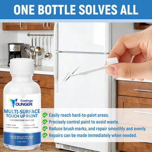 Pintura de Retoque Multisuperficie Ultra Baja en VOC, Resistente a los Arañazos, 30 ml, Blanca, Reparación Rápida para Bricolaje en el Hogar - Product Image 4