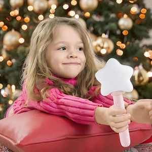 Stella a portata di mano portatile ricaricabile a LED luce notturna Mini Silicone USB lampada colorata novità per uso scolastico - Product Image 1