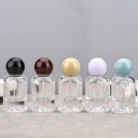 Flacon de parfum vide en verre de 30 ml avec bouchon à vis, design fond volcanique, portable, en stock