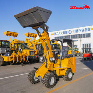 Mammut WL10 0.8 Ton PWG Sistem Hidrostatik Mini Sekop Kompak Front End Mini Wheel <span class=keywords><strong>Loader</strong></span> untuk Pertanian - Product Image 3