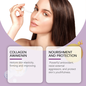 Wrinkles Reduce Firming Anti Aging Brightening <b>Face</b> Skin Glow Hydrating 30ml Facial Retinol <b>Serum</b> - Product Image 3