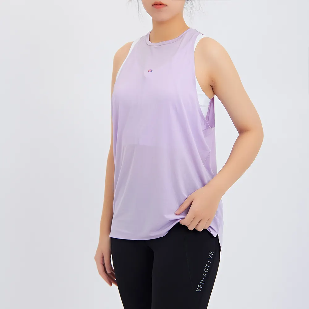 Ladies Activewear Gy Tops Singlet Summer Blank Lightweight Women Athletic Workout Raceback Cotton Tank Tops