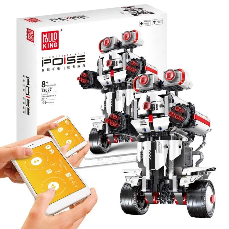 RC bambini auto blocchi di costruzione giocattoli gigante building block giocattolo robot modello 2.4G APP telecomando auto giocattolo programmato robot