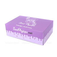 Boîte à donuts mochi personnalisée en gros pour l'emballage alimentaire et les sushis, avec gaufrage et pelliculage mat, logo inclus
