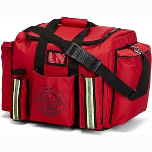 Échantillon gratuit : Sac de pompier populaire pour équipement de sauvetage avec bordure réfléchissante jaune et tissu de haute qualité à séchage rapide - Product Image 1