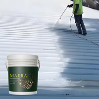 Revêtement de toiture en spray élastomère réfléchissant, peinture anti-corrosion, isolation thermique, revêtement thermique imperméable pour toiture métallique, liquide