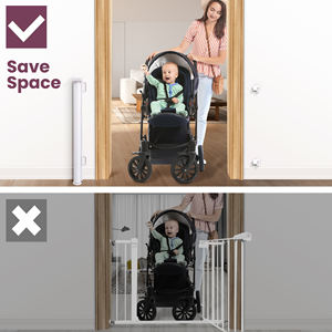 Puerta retráctil para perros para puertas, escaleras, pasillos, interior, exterior, valla para mascotas - Product Image 6