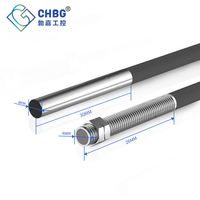 Sensor Induktif Kecepatan Proximitas Tipe Silinder Terintegrasi Seri CHBG LR04 NPN PNP Tekanan Baru M4 Switch