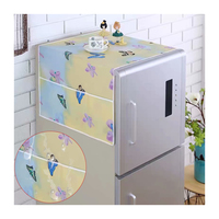 Housse anti-poussière multifonctionnelle pour réfrigérateur à deux portes, sac de rangement en PEVA pour machine à laver, housses supérieures pour sèche-linge, écologique