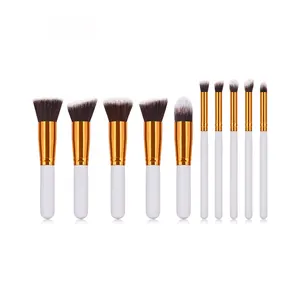 10 Stück Make-up Pinsel Set Mini 5 Big 5 Kleine Puder Augen bürste Kosmetische Make-up Werkzeuge