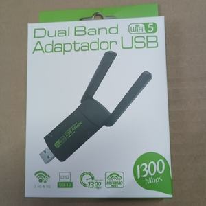 Lf Wifi6S BT5.3 WiFi6 Dual-band Gigabit 5.8G External Laptop Wireless <b>Network</b> <b>Card</b> 1300Mbps USB 2.0 Receiver/Transmitter Stock - Product Image 5