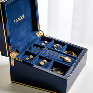 Scatole di Legno di Lusso Personalizzate per Anelli, Orecchini e Collane, Confezioni per Gioielli in Legno - Product Image 3