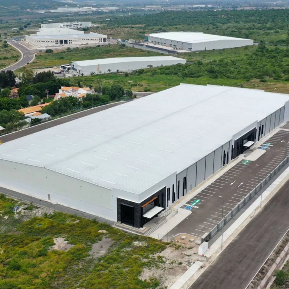 2022 nuova fabbricazione di Design capannone industriale struttura in acciaio a basso costo magazzino prefabbricato/edificio per officine