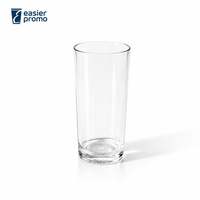 Vasos Highball de Plástico Irrompible de 16 oz, Material de Policarbonato con Base Gruesa