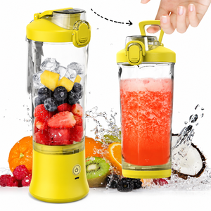 Mini Licuadora Inalámbrica de 600 ml con Doble Modo, Licuadora Portátil para Smoothies, Máquina Personal para Hacer Jugos de Frutas, Suministro de Fábrica OEM - Product Image 1